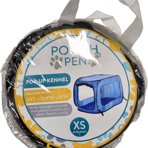 Collapsible Pet Travel Crate: Lightweight and Ventilated 24" x 16" in Fuchsia - Picture 7 of 8